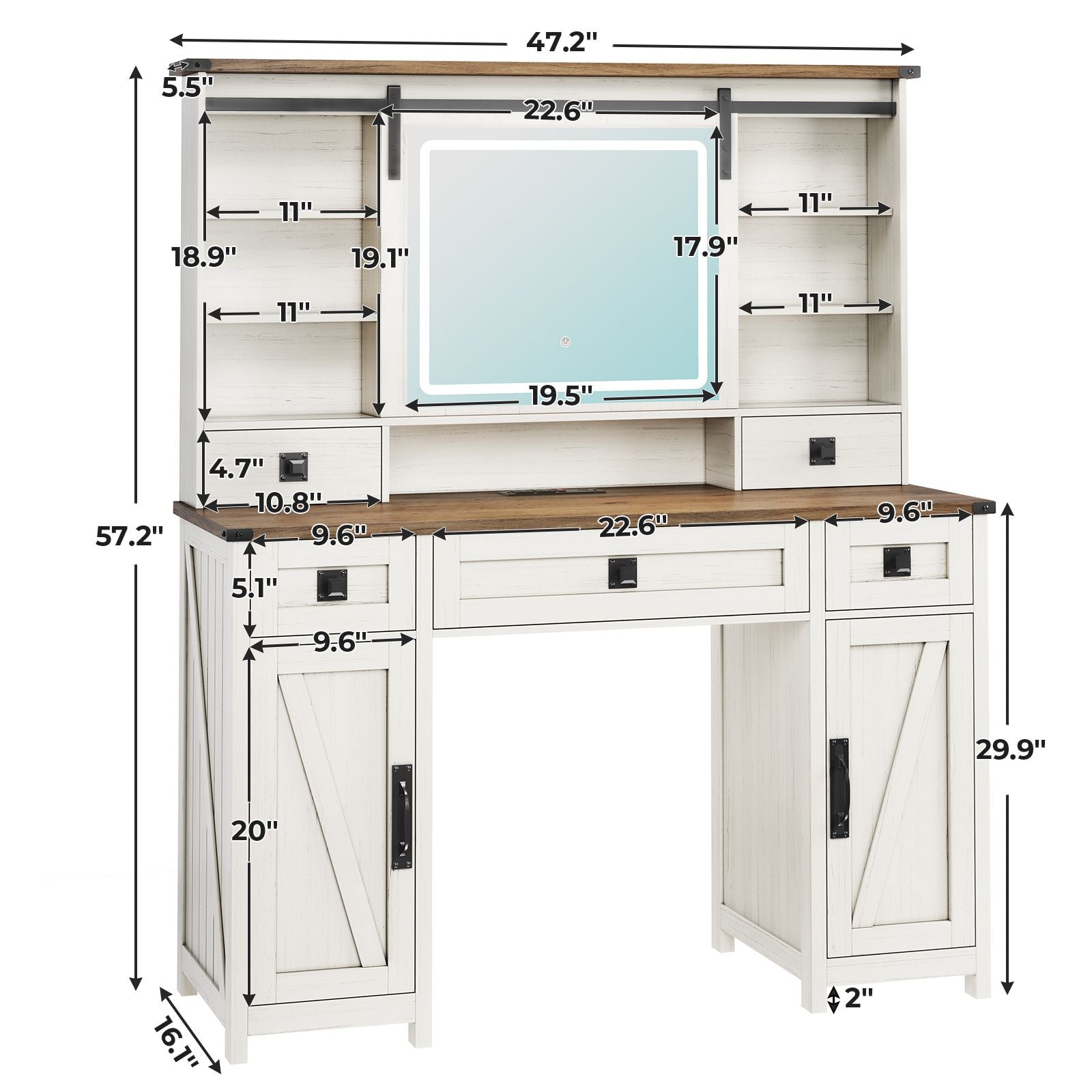 2 person desk
